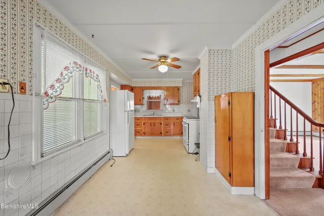 wooden floor and chair in a room