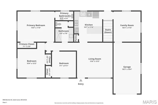 $225,000 | 9946 Bonton Drive, St. Louis, MO 63123