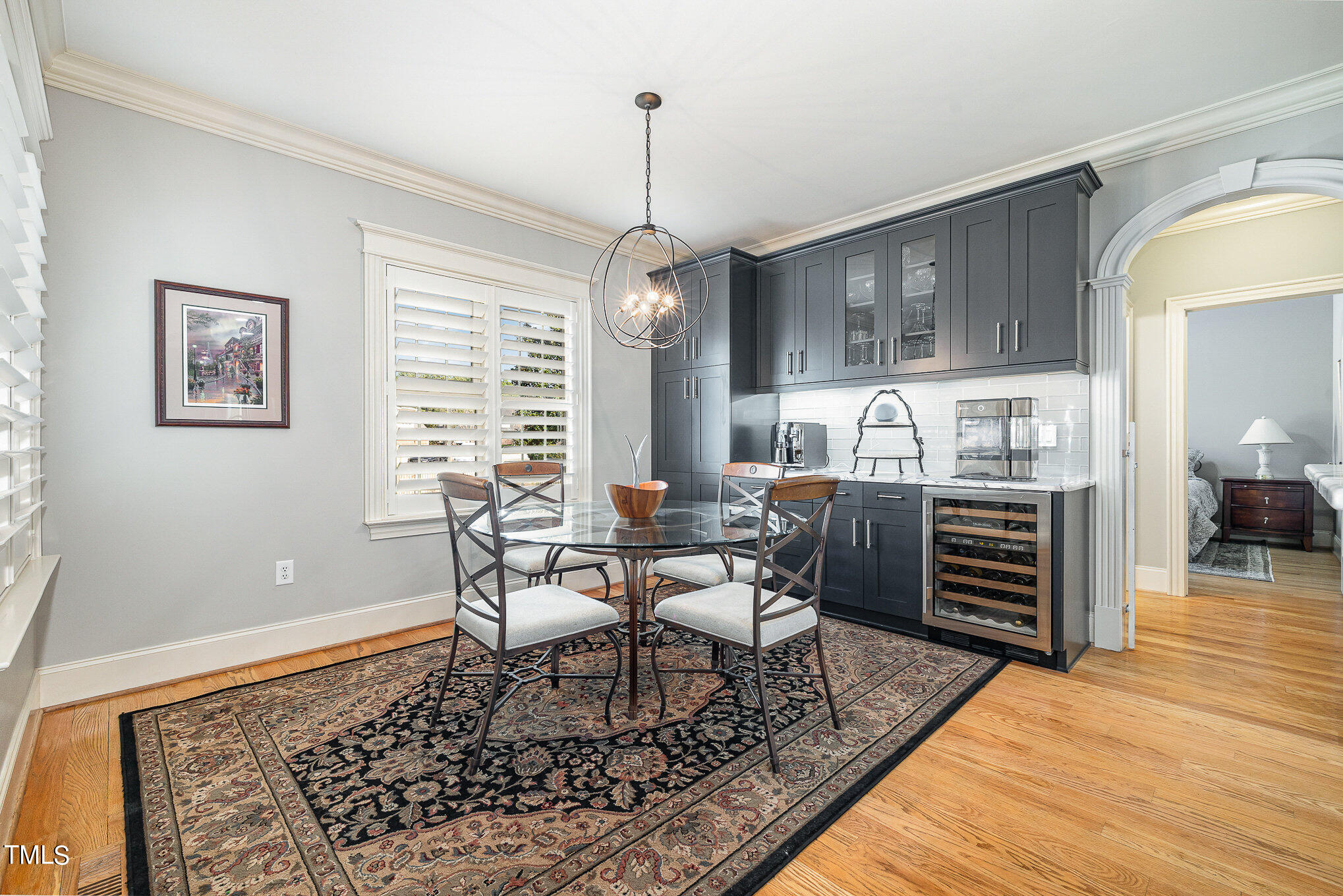96 Barringer Drive Garner, NC 27529 - Photo 8 of 35 a living room with furniture and a wooden floor