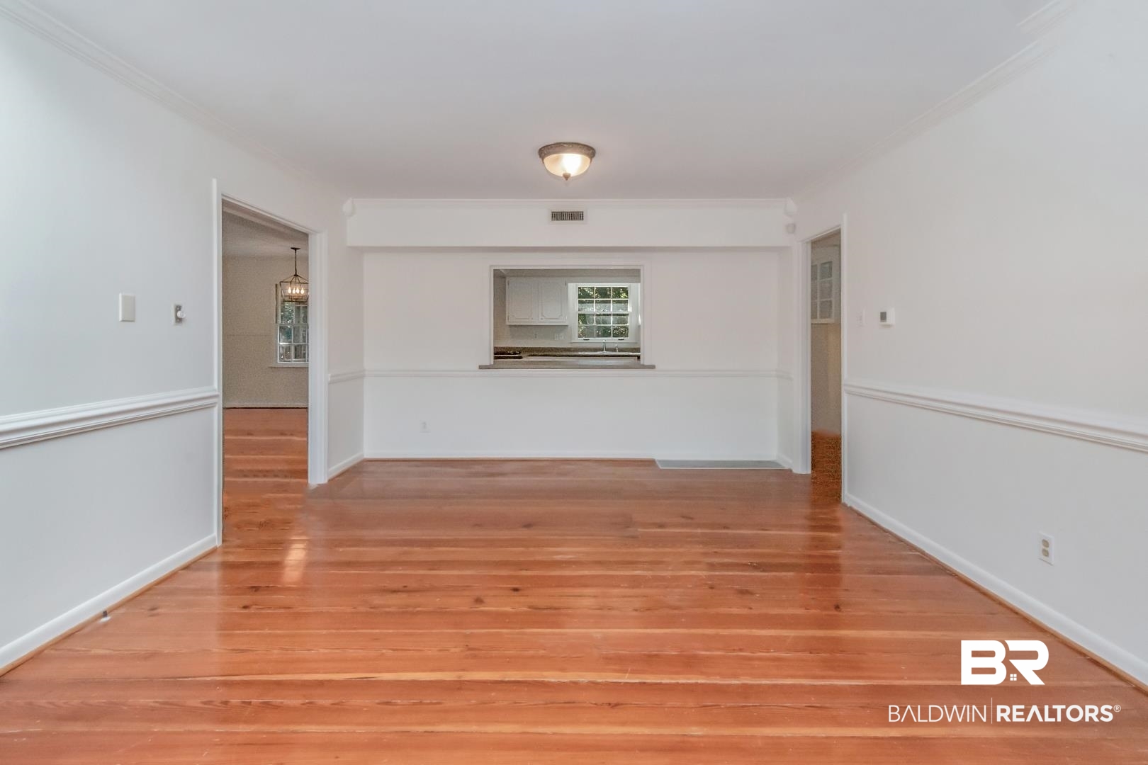 117 Ridgelawn Drive West Mobile, AL 36608 - Photo 4 of 31 Beautiful wide plank pinewood floors. Could be formal dining room or sitting area