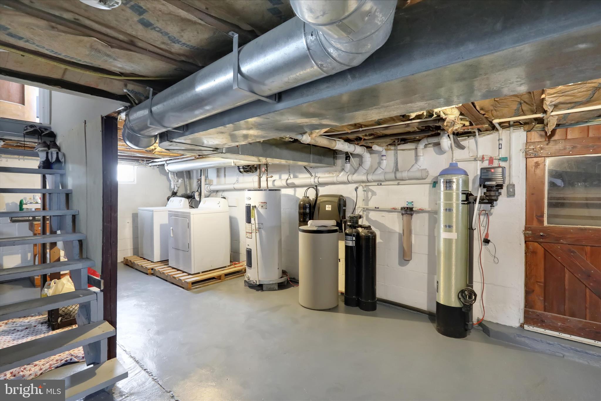 757 North Manor Road Elverson, PA 19520 - Photo 20 of 22 a view of water heater room with refrigerator