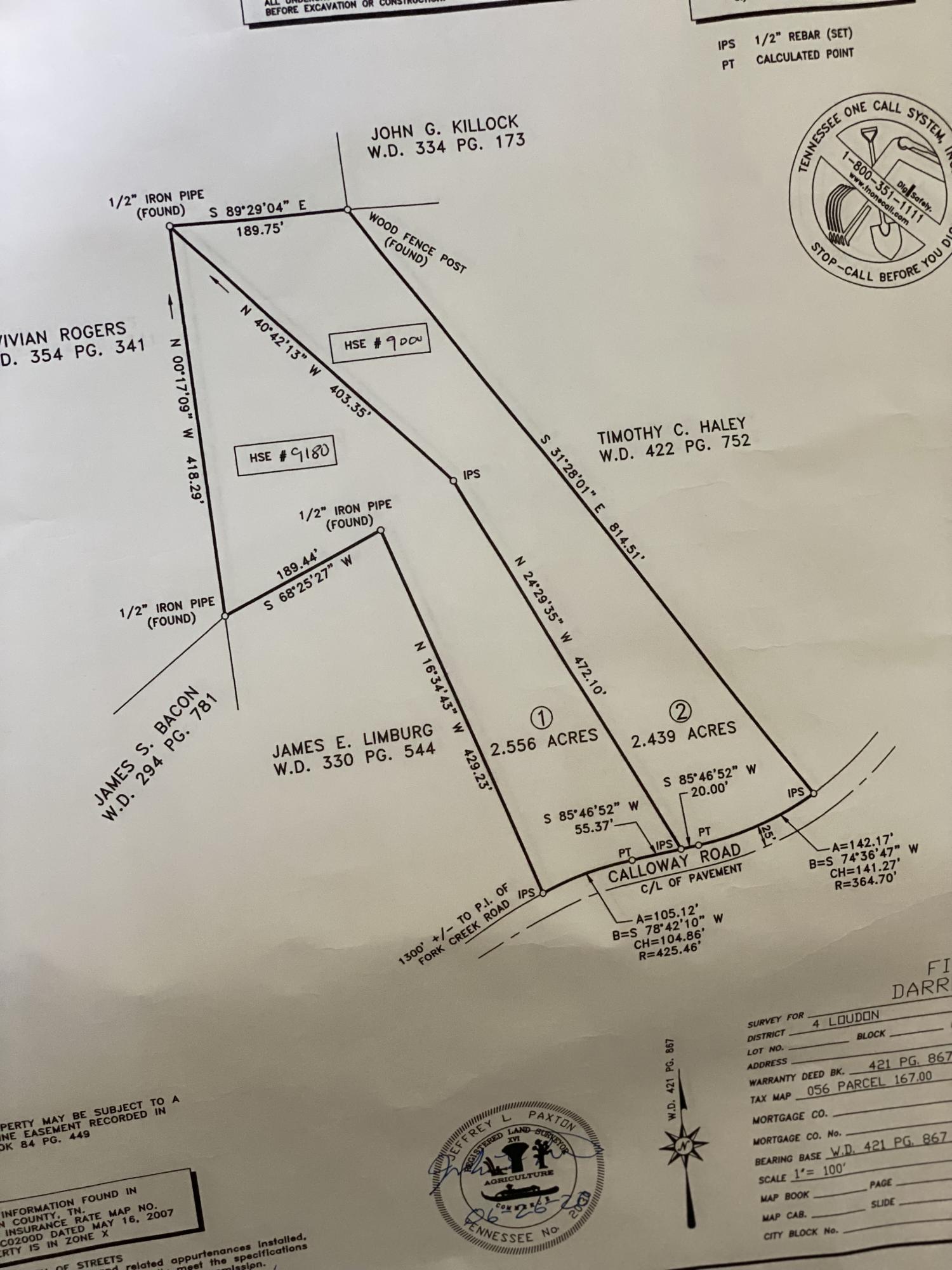 9180 Calloway Road Loudon, TN 37774 - Photo 24 of 24 Survey Calloway