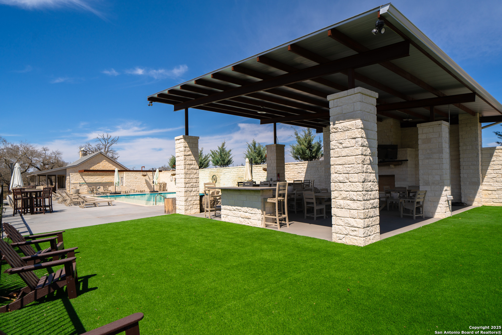 Lot 72 Fallow Drive Harper, TX 78631 - Photo 23 of 31 a view of a backyard with wooden fence