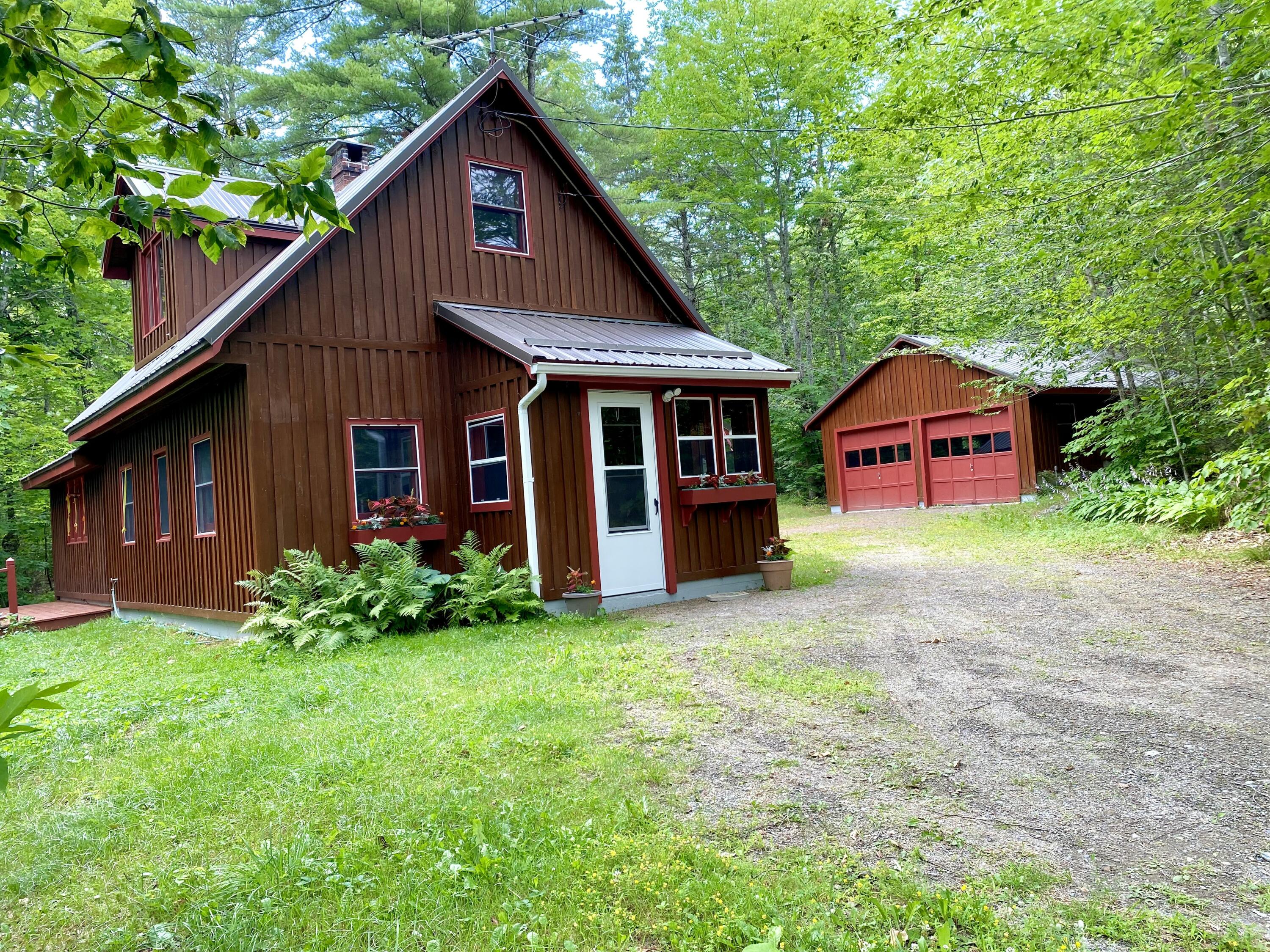 Exterior house and garage