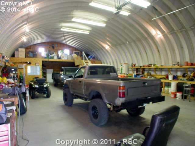 4835 Meridian Road Peyton, CO 80831 - Photo 4 of 16 Interior of Quonset building