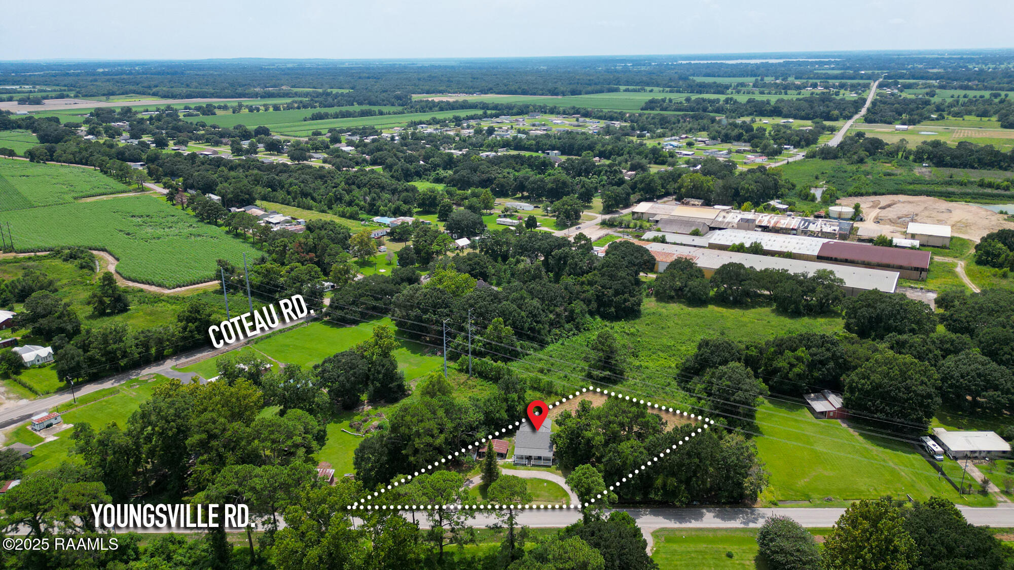 6011 Youngsville Road New Iberia, LA 70560 - Photo 36 of 51 6011 YOUNGSVILLE RD_DRONE-1-OUTLINED