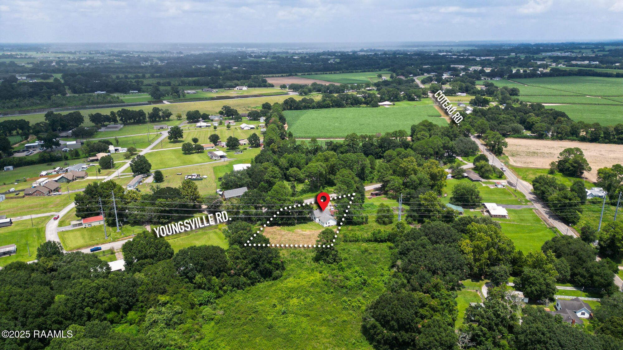 6011 Youngsville Road New Iberia, LA 70560 - Photo 47 of 51 6011 YOUNGSVILLE RD_DRONE-5-OUTTLINE