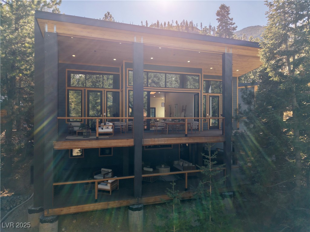 4096 Tyrol Way Mount Charleston, NV 89124 - Photo 24 of 50 Rear view of property.