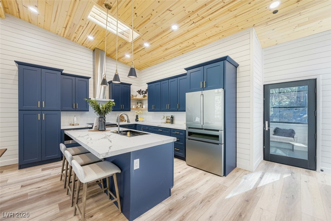 4096 Tyrol Way Mount Charleston, NV 89124 - Photo 3 of 50 The heart of every home, this meticulously designed kitchen truly embodies the design-meets-function of the top mountain luxury neighborhoods around the world. With purposeful sourcing with pieces like the European Lefton® Luxury Edition sinks, and smart luxury appliances with every feature available. Create the perfect ambiance, the perfect meal, and the perfect feeling for every moment.