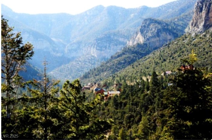 4096 Tyrol Way Mount Charleston, NV 89124 - Photo 32 of 50 Towering peaks frame endless forest views stretching across the horizon. The Spring Mountains National Recreation Area offers diverse hiking experiences from easy nature walks to challenging summit climbs for all skill levels.