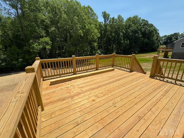 2304 Spg Grv Road Spout Spring, VA 24593 - Photo 20 of 25 a view of balcony with wooden floor and fence