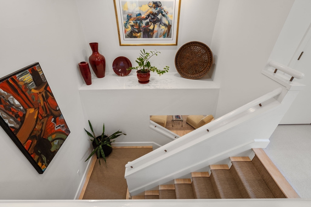 202 Allandale Road, Unit B Boston, MA 02467 - Photo 19 of 39 a bathroom with a sink and a mirror