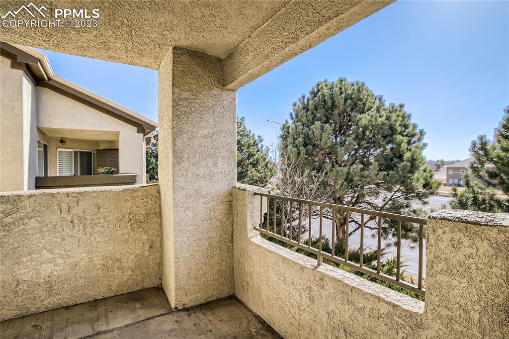 3764 Riviera Grove, Unit 203 Colorado Springs, CO 80922 - Photo 27 of 31 a view of balcony with furniture