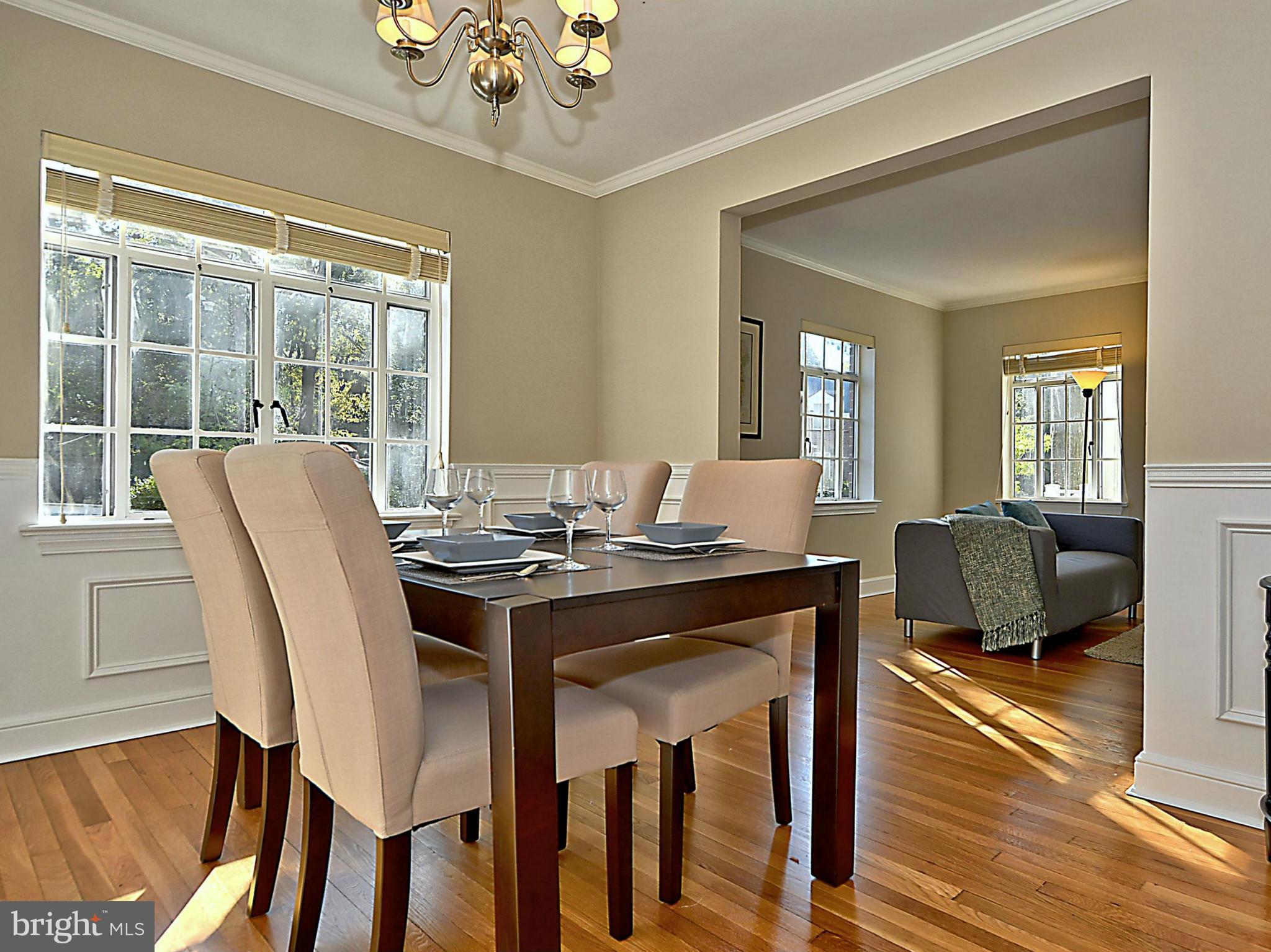 2601 Ridge Rd Drive Alexandria, VA 22302 - Photo 8 of 30 a view of a dining room with furniture window and wooden floor