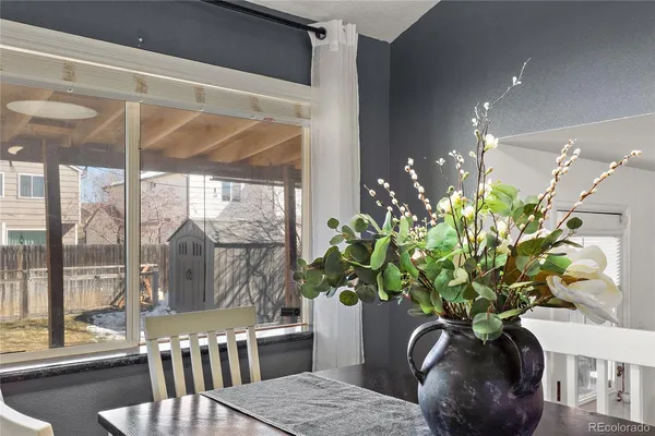 a view of kitchen and living room