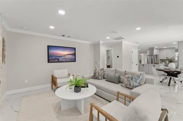 a bedroom with a bed and a walk in closet