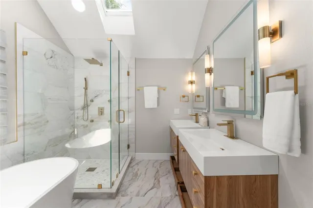 a view of a livingroom with an empty space and a fireplace