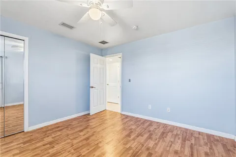 an empty room with window