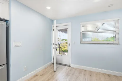 view of an ocean with city view