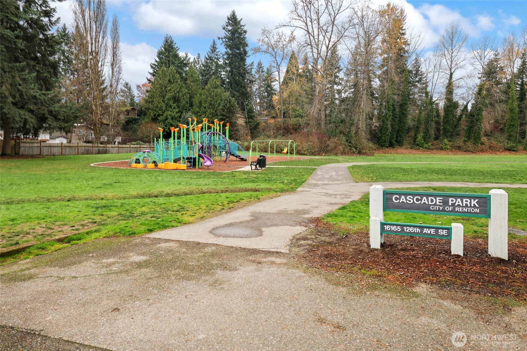 12637 Southeast 161st Street Renton, WA 98058 - Photo 32 of 37 a view of park with large trees