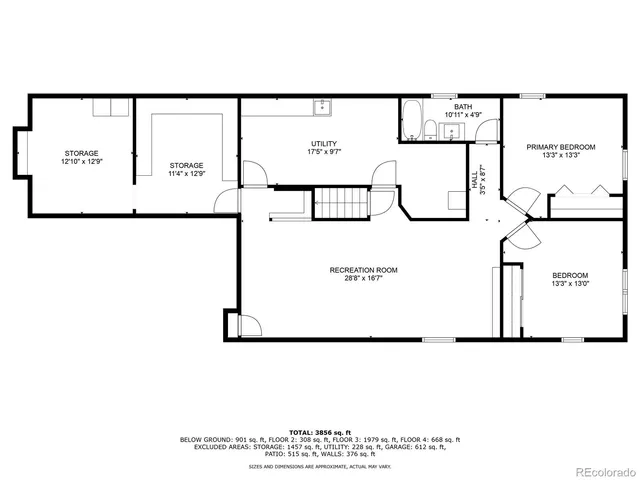 a picture of a room with a white wall and a white wall