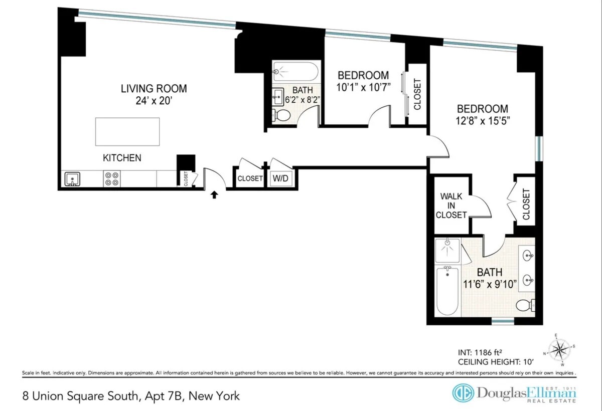 1 Irving Place, Unit 7B Manhattan, NY 10003 - Photo 8 of 8 a picture of a book and a white bed