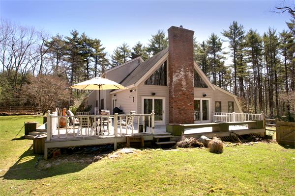 50 Depot Road Boxford, MA 01921 - Photo 22 of 23 a view of a house with swimming pool and sitting area