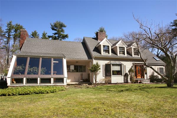 50 Depot Road Boxford, MA 01921 - Photo 23 of 23 a front view of a house with a yard