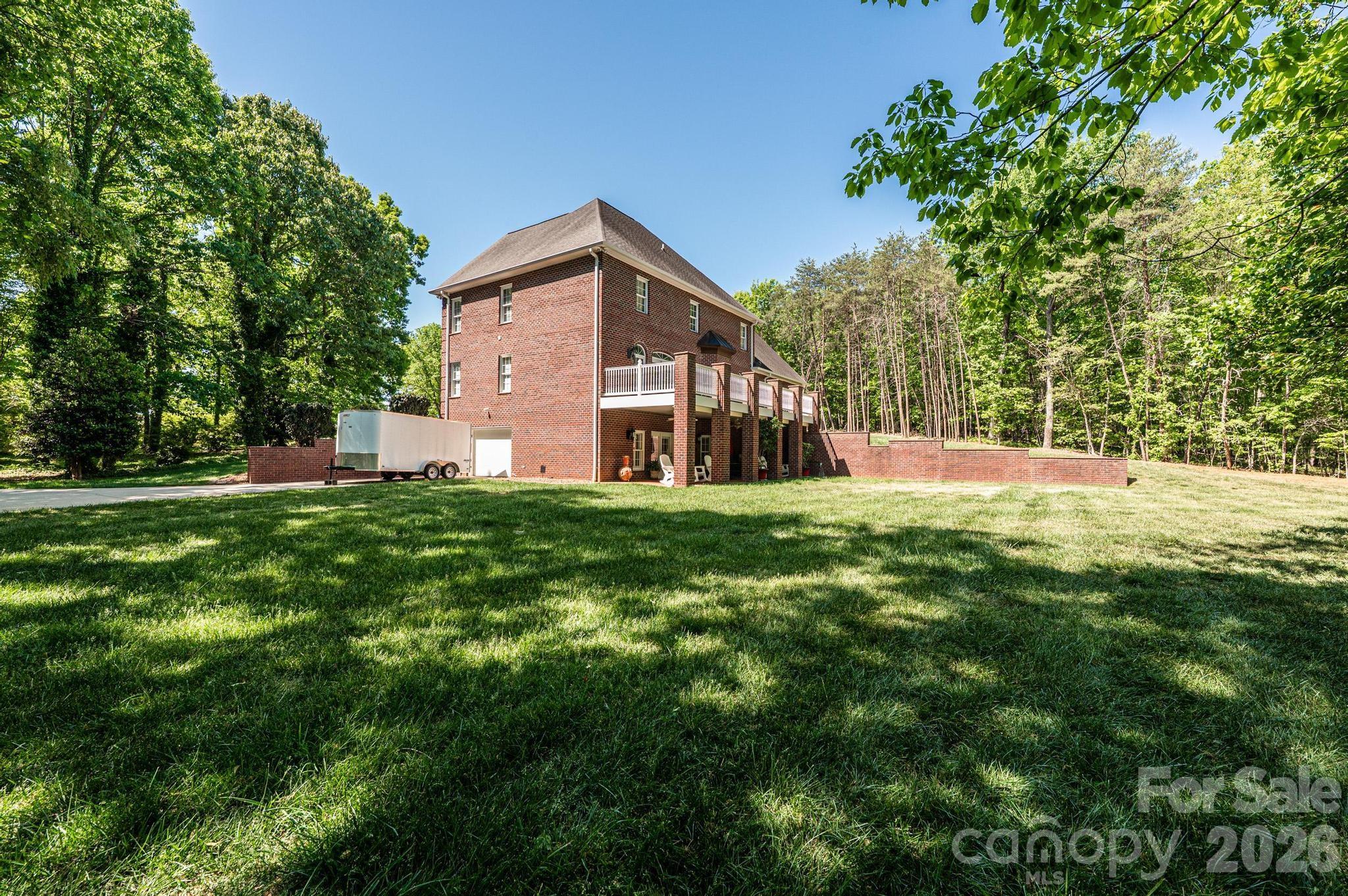 3788 Grace Chapel Road Granite Falls, NC 28630 - Photo 26 of 48 a front view of house with yard