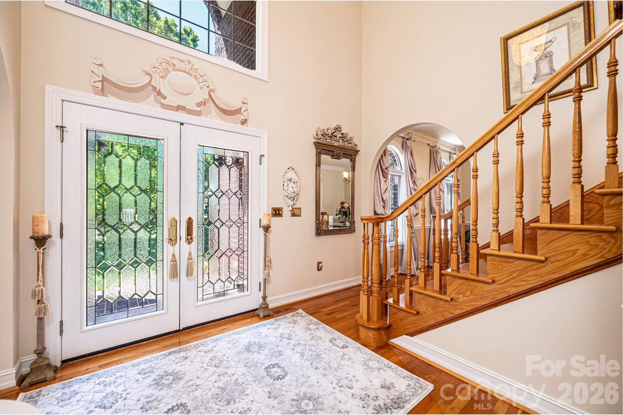 3788 Grace Chapel Road Granite Falls, NC 28630 - Photo 42 of 48 a view of entryway and hall with wooden floor