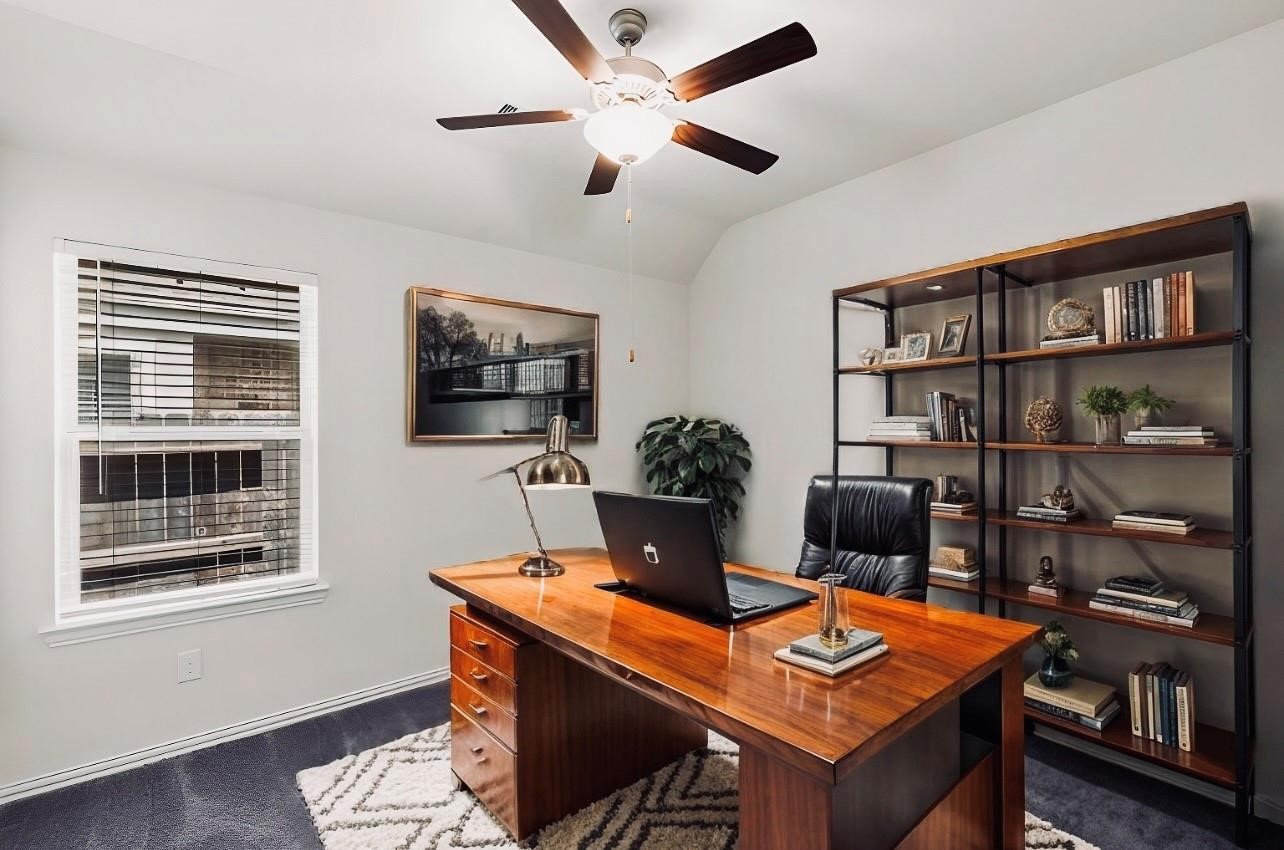 4420 Mimic Drive Spring, TX 77386 - Photo 18 of 40 a view of a workspace with furniture and a window