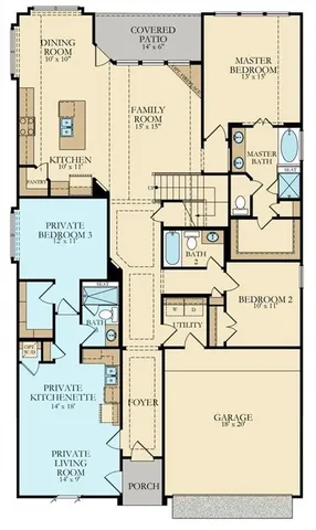 a picture of a park with a white wall