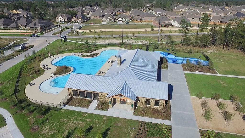 4420 Mimic Drive Spring, TX 77386 - Photo 38 of 40 an aerial view of a house with outdoor space