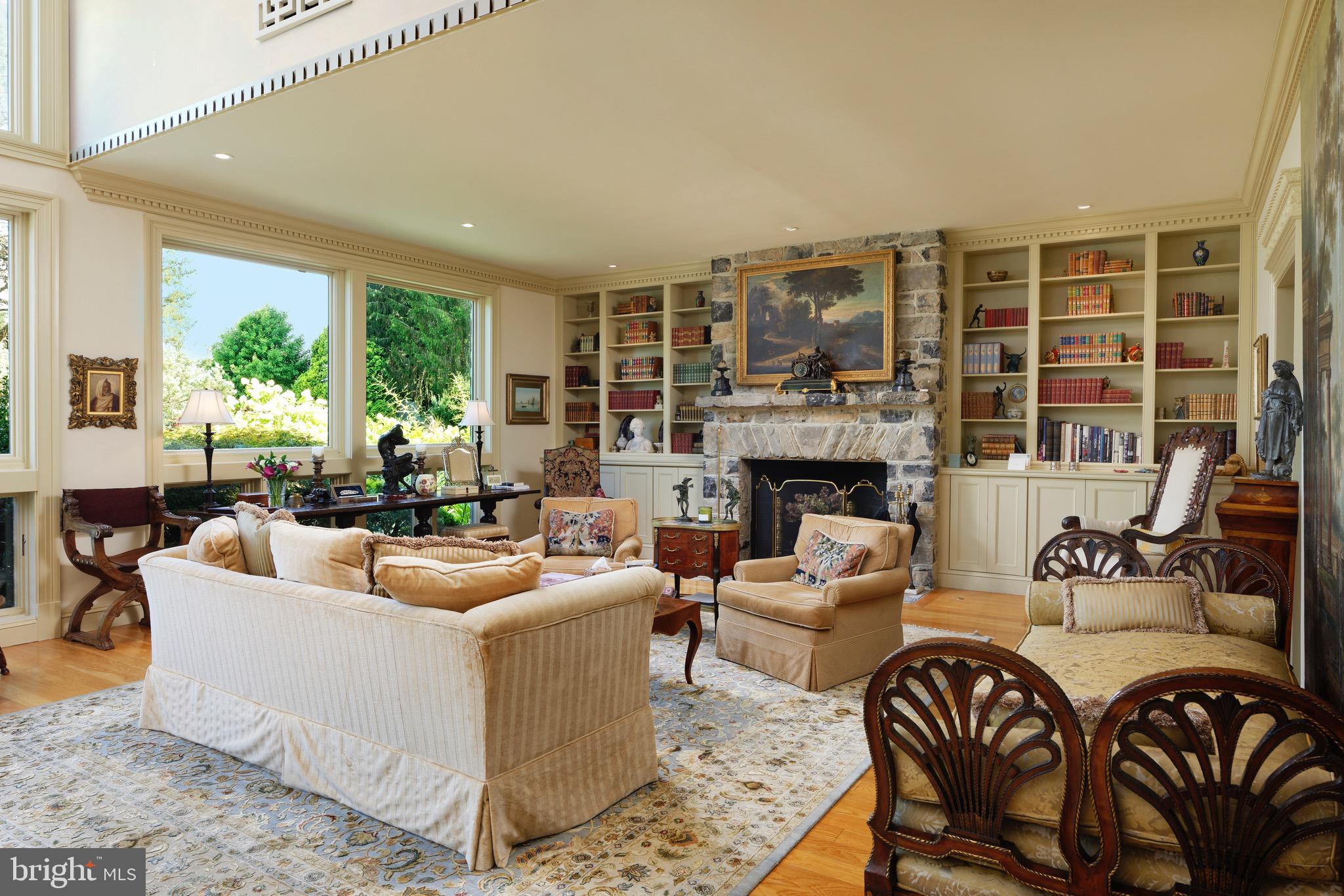 574 Clay Hill Road Boyce, VA 22620 - Photo 6 of 44 a living room with fireplace furniture and a large window
