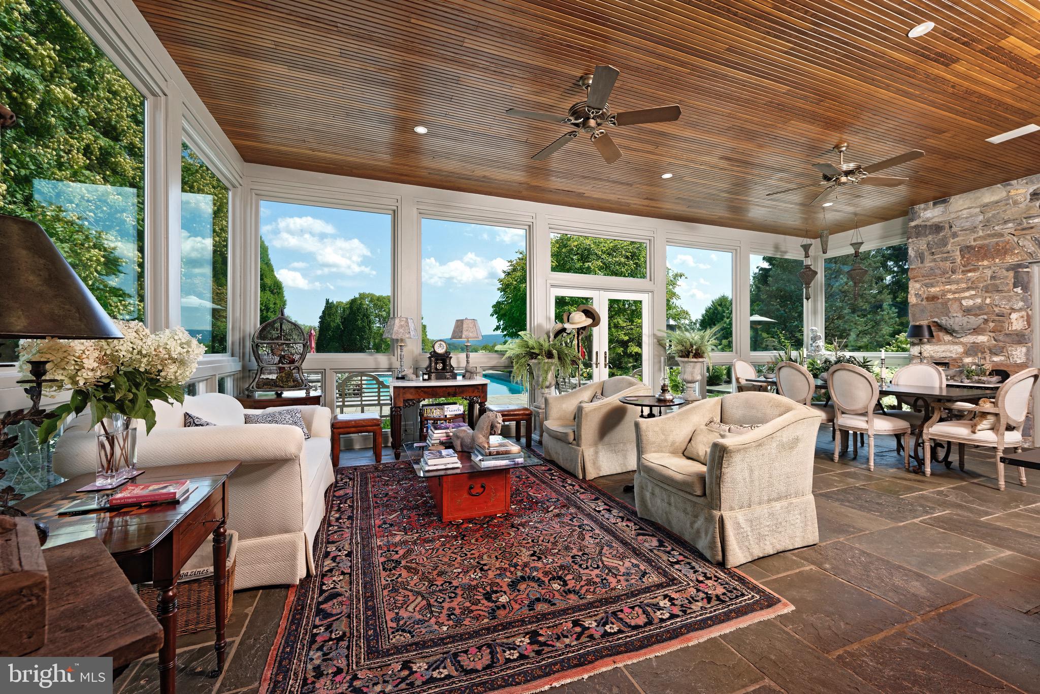 574 Clay Hill Road Boyce, VA 22620 - Photo 8 of 44 a living room with patio furniture and a large window