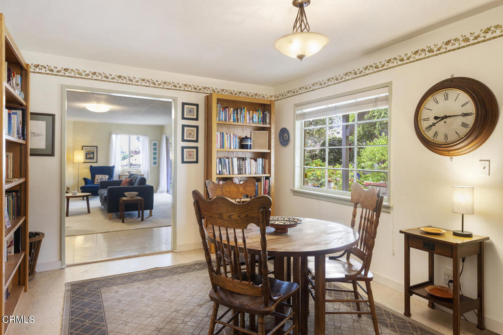 3624 Leilani Way Altadena, CA 91001 - Photo 5 of 18 a view of a dining room with furniture and a large window