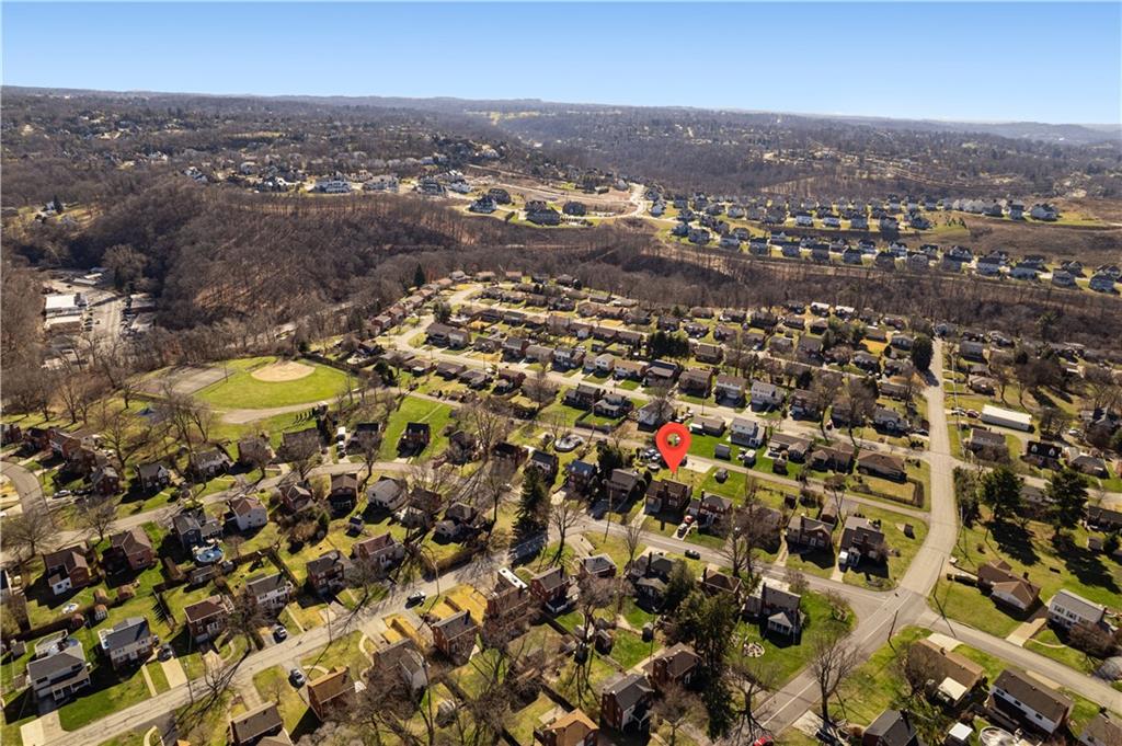 356 Spring Valley Road Pittsburgh, PA 15243 - Photo 36 of 36 an aerial view of a city with lots of residential buildings