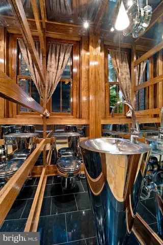 a view of livingroom with furniture and a fireplace