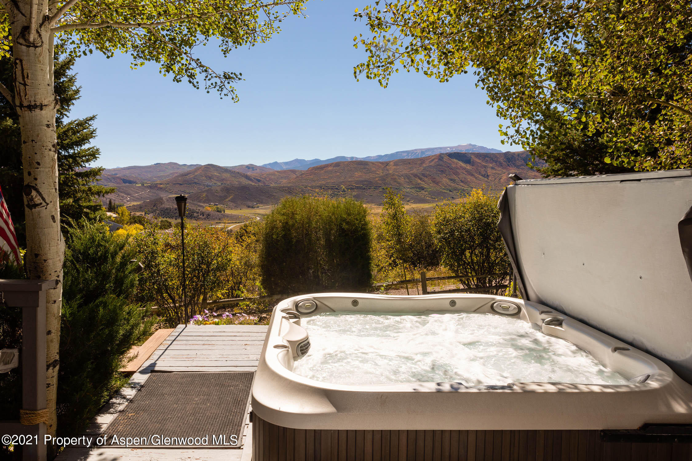 322 Light Hill Road Snowmass, CO 81654 - Photo 17 of 36 Hot Tub View