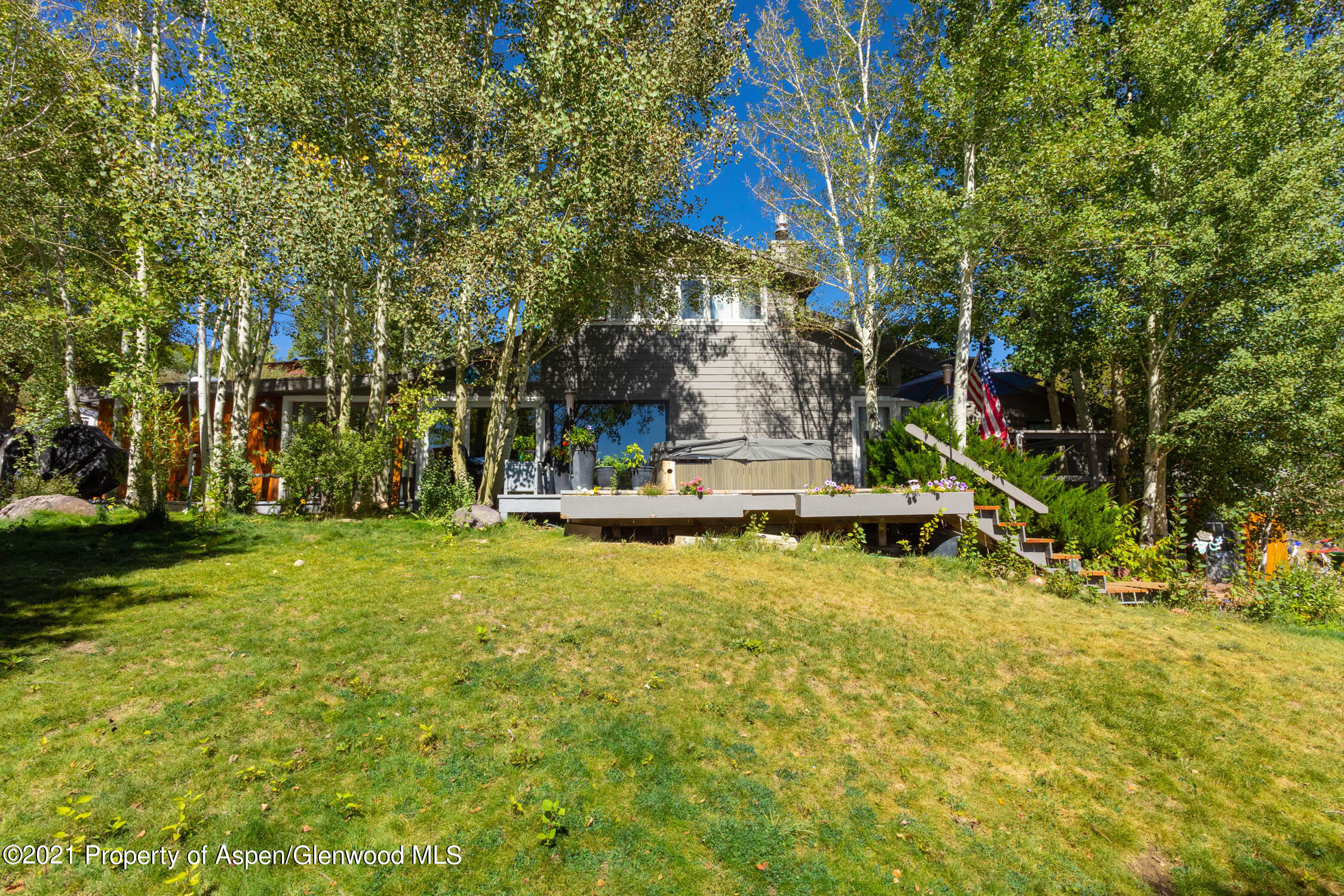 322 Light Hill Road Snowmass, CO 81654 - Photo 25 of 36 Deck Open to Yard