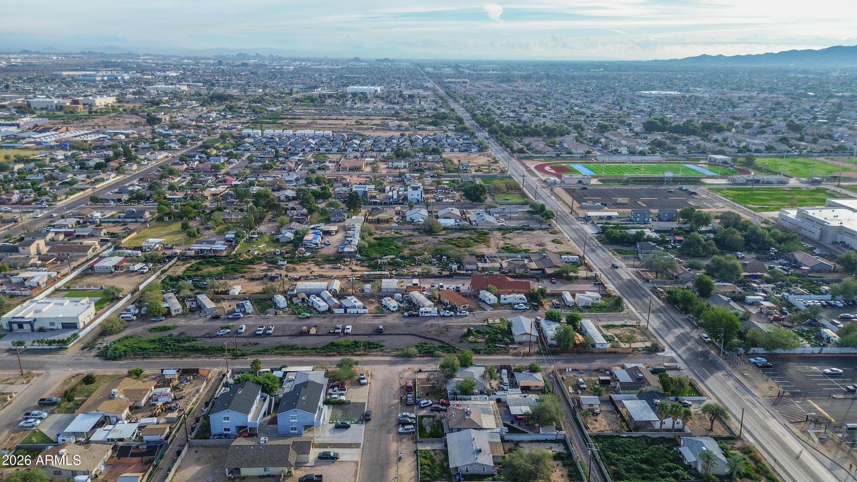832 East Roeser Road Phoenix, AZ 85040 - Photo 22 of 47 an aerial view of a city