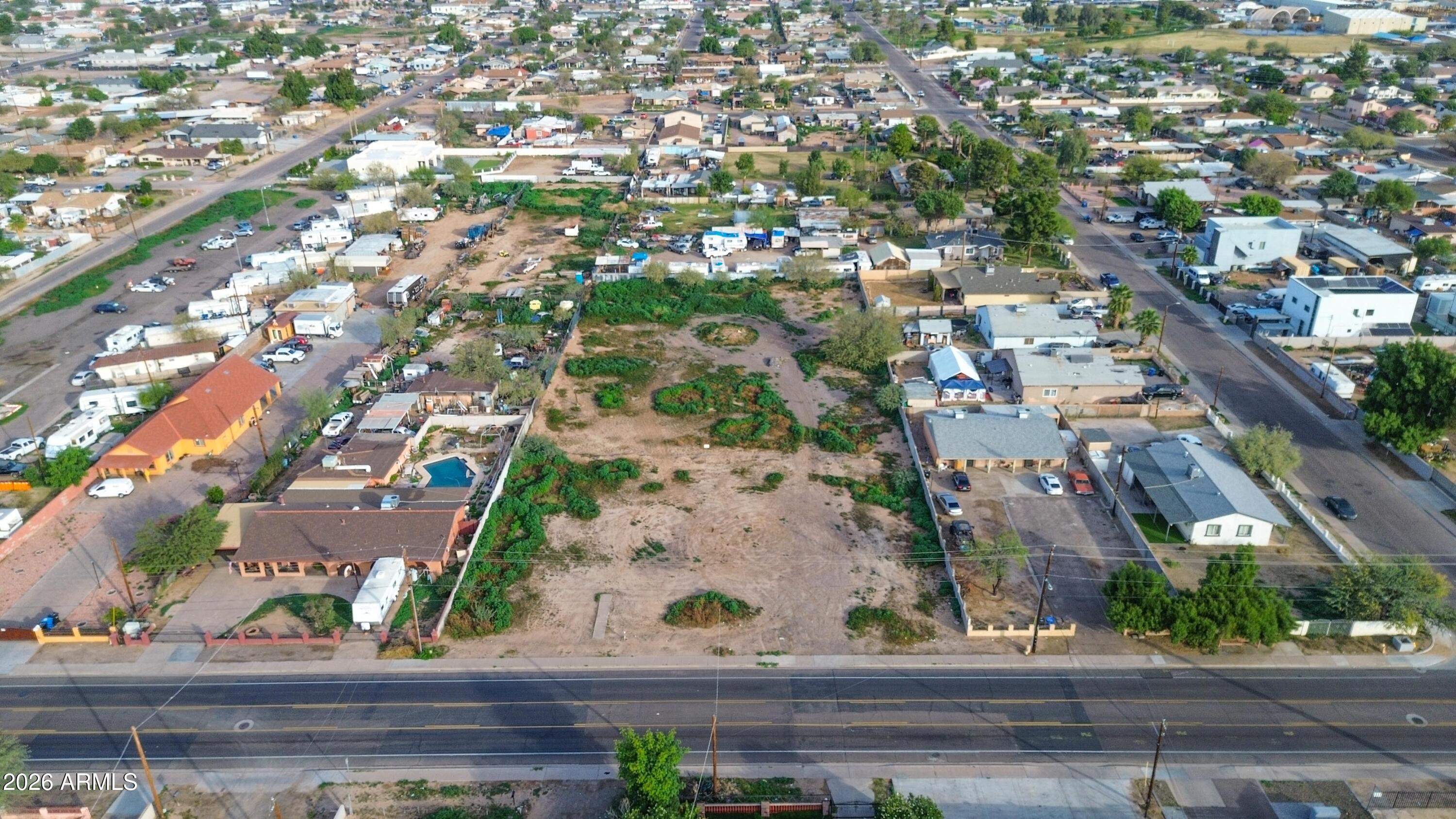 832 East Roeser Road Phoenix, AZ 85040 - Photo 29 of 47 an aerial view of a city