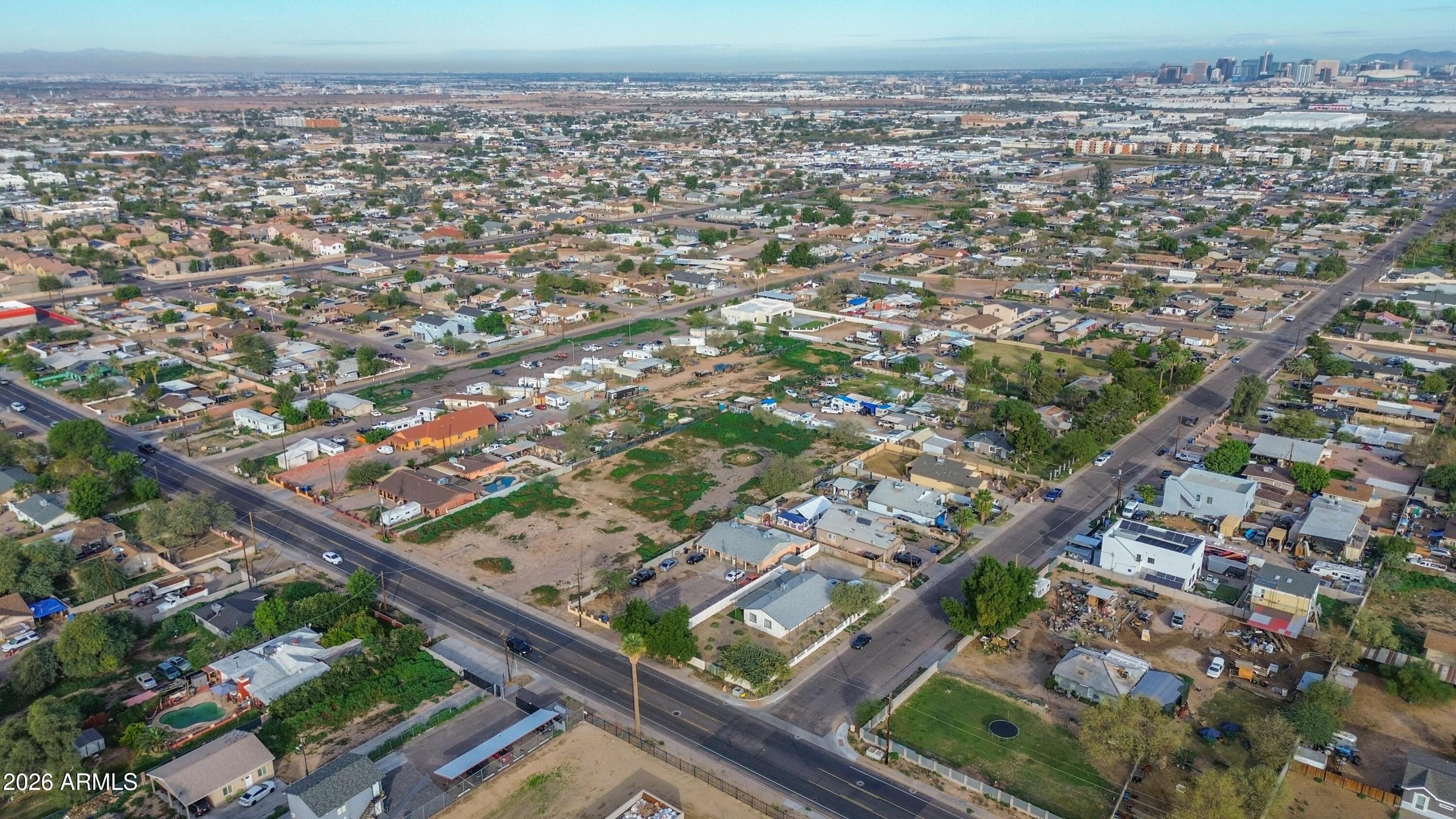 832 East Roeser Road Phoenix, AZ 85040 - Photo 3 of 47 an aerial view of a city