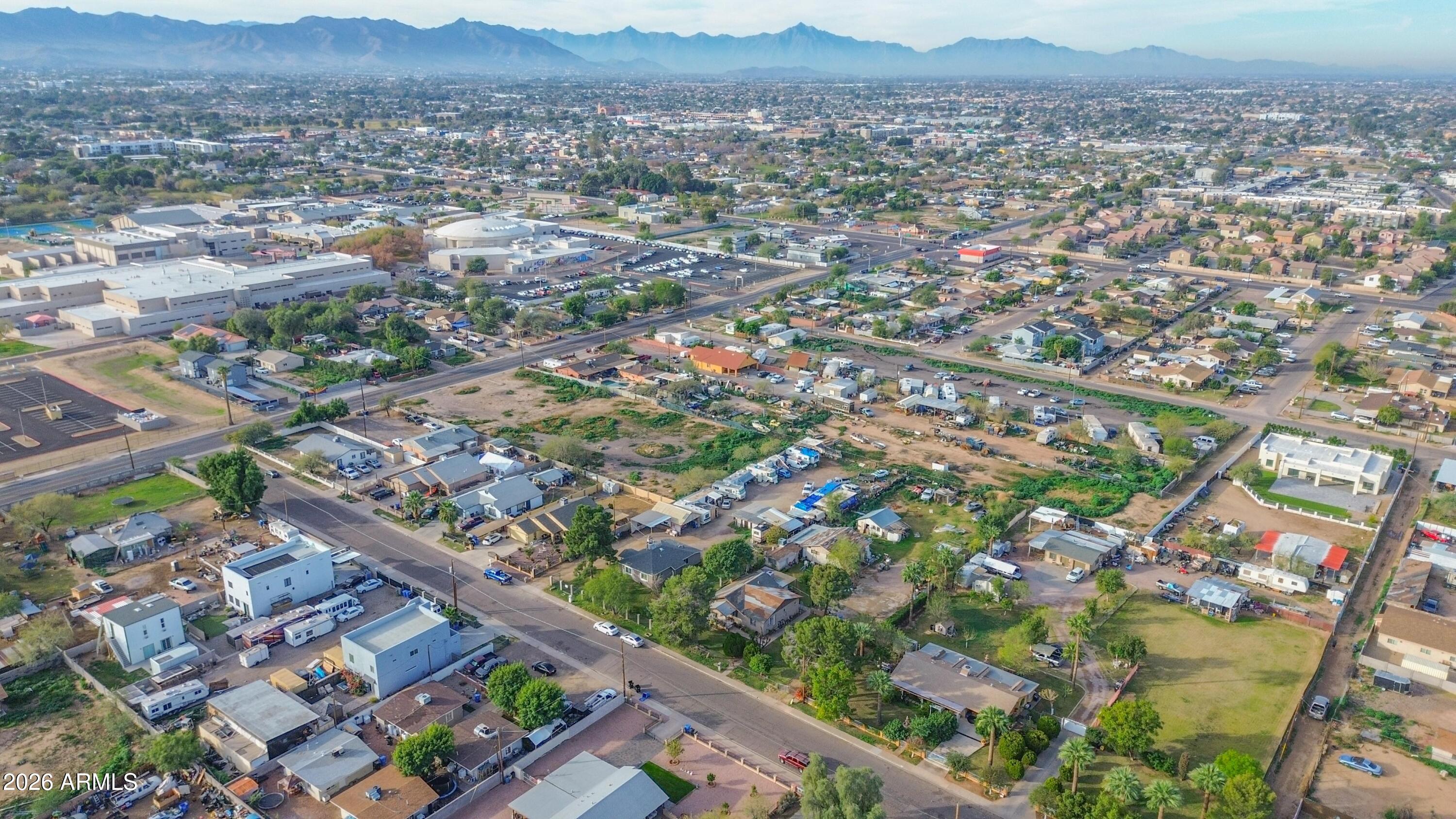 832 East Roeser Road Phoenix, AZ 85040 - Photo 10 of 47 an aerial view of residential house and outdoor space