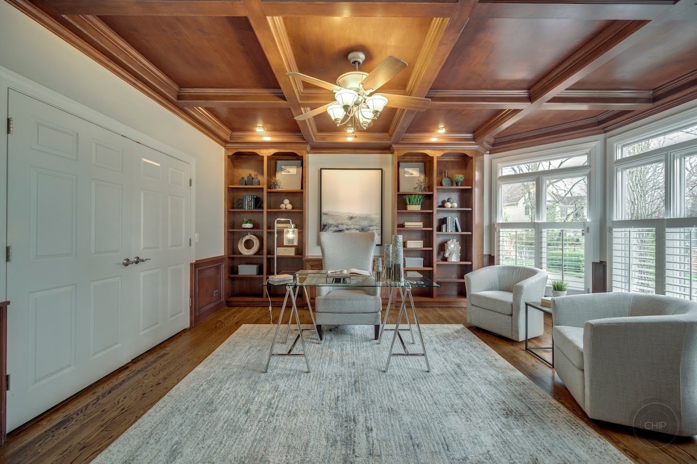 208 Crooked Tree Court Naperville, IL 60565 - Photo 29 of 97 a living room with furniture and a large window