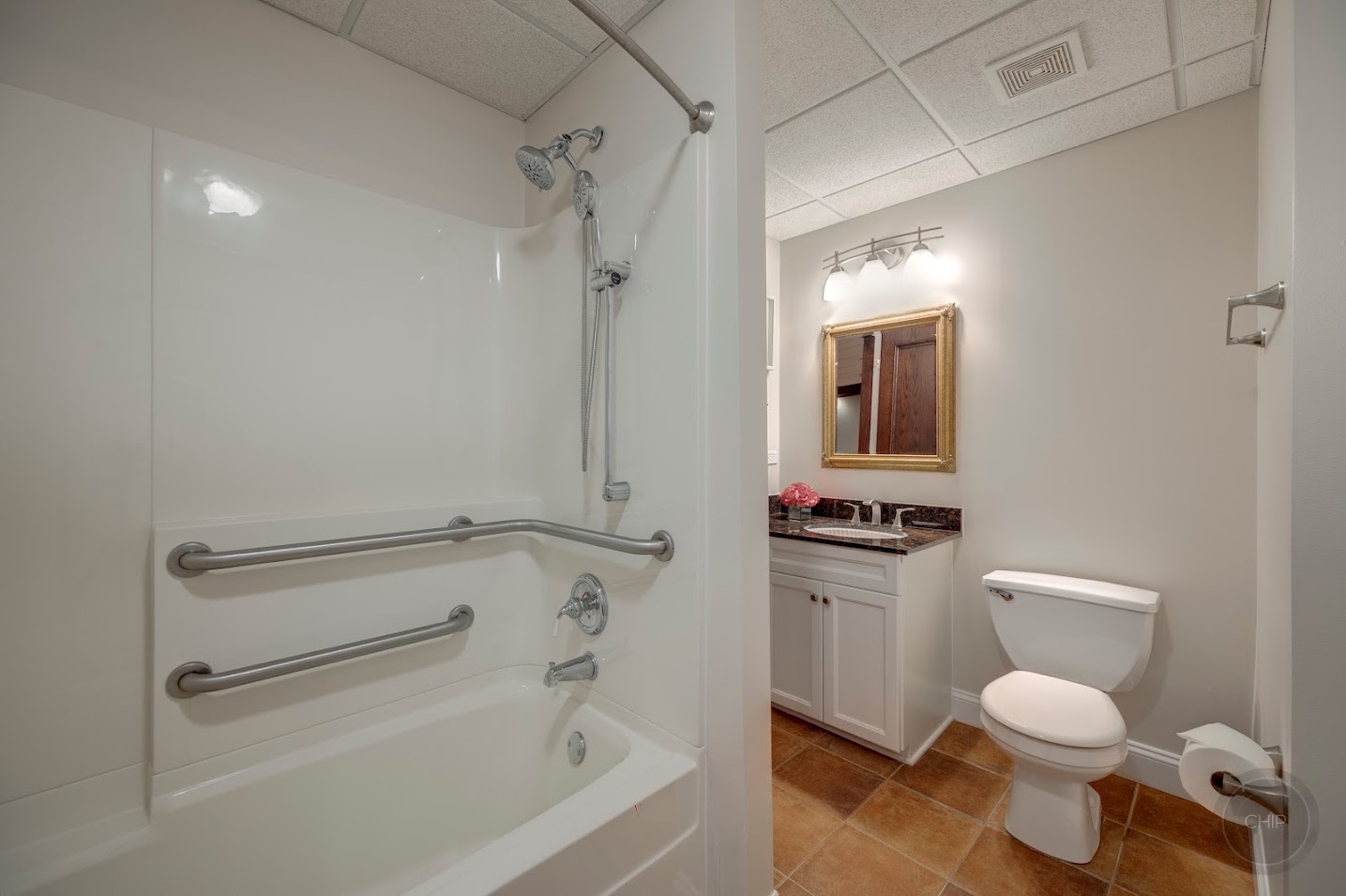 208 Crooked Tree Court Naperville, IL 60565 - Photo 72 of 97 a bathroom with a toilet sink and shower