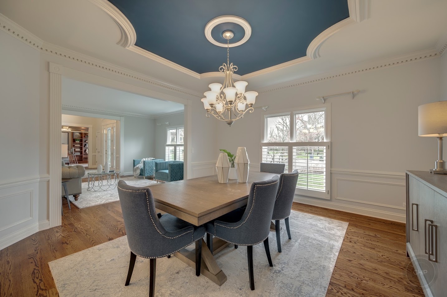 208 Crooked Tree Court Naperville, IL 60565 - Photo 9 of 97 a view of a dining room with furniture and window