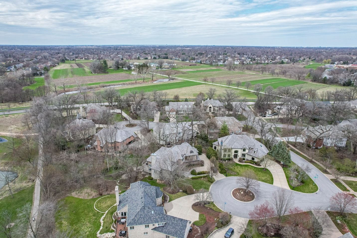 208 Crooked Tree Court Naperville, IL 60565 - Photo 95 of 97 an aerial view of a house with outdoor space