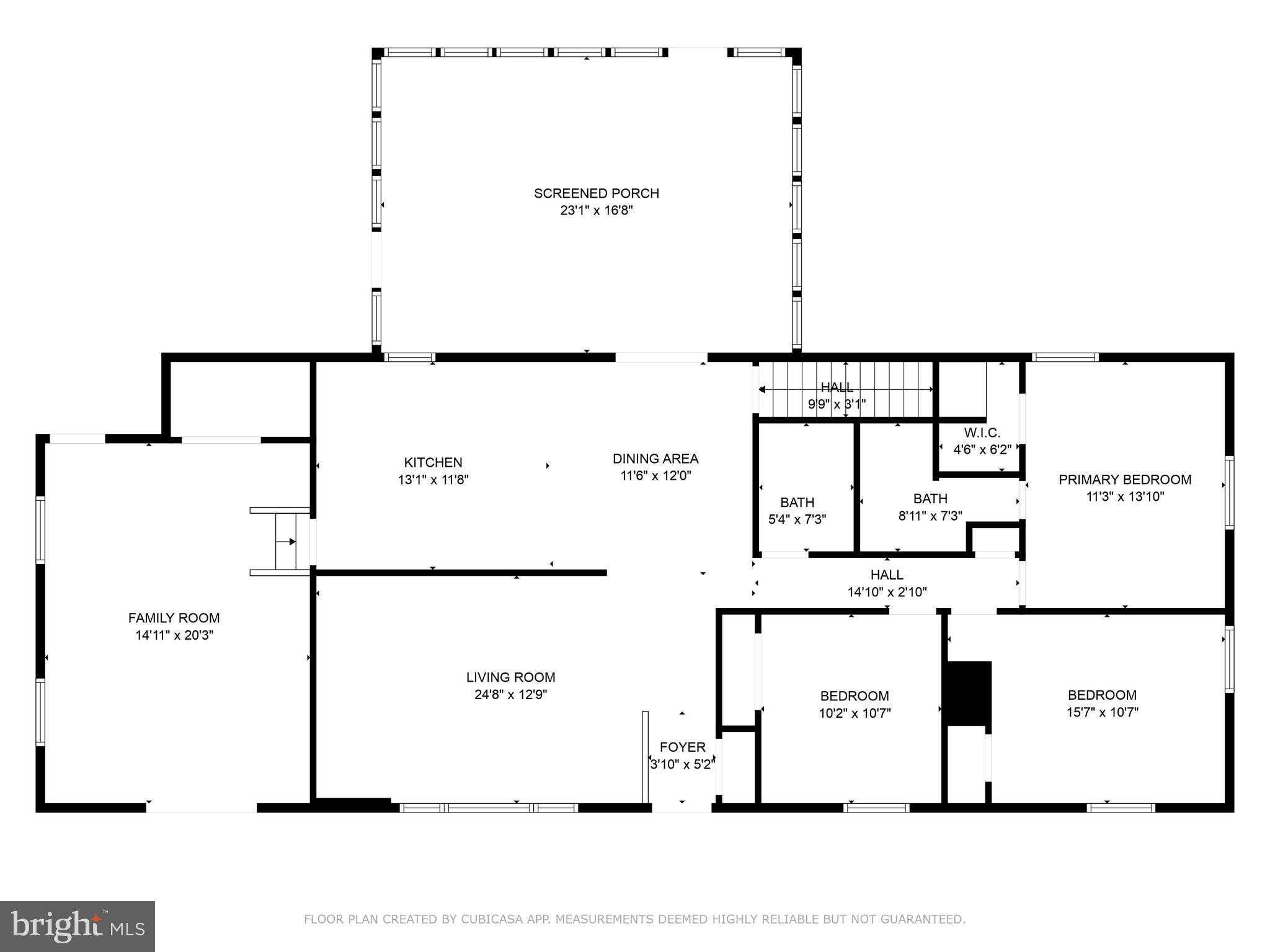 18804 Willow Grove Road Olney, MD 20832 - Photo 46 of 47 Main Level Floorplan