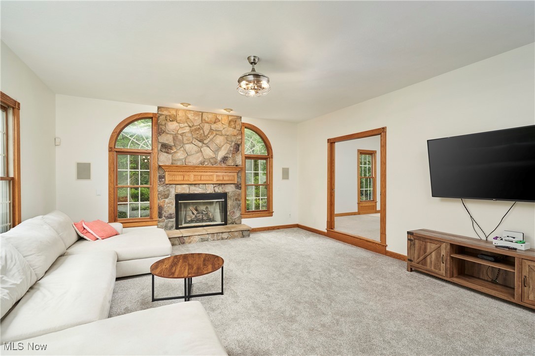 5968 Winchell Road Hiram, OH 44234 - Photo 3 of 43 Family Room with propane fireplace